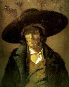 Theodore   Gericault portrait d' homme dit le vendeeen USA oil painting artist
